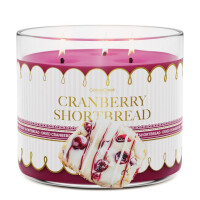 Cranberry Shortbread 3-Docht-Kerze 411g