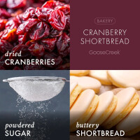 Cranberry Shortbread 3-Docht-Kerze 411g