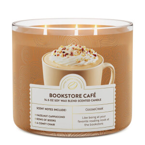 Bookstore Café 3-Docht-Kerze 411g