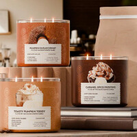 Pumpkin Sugar Donut 3-Docht-Kerze 411g