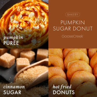 Pumpkin Sugar Donut 3-Docht-Kerze 411g