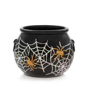 Halloween Cauldron Porcelain Holder - Jar Holder
