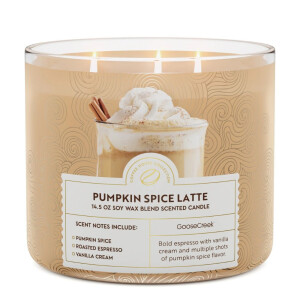 Pumpkin Spice Latte 3-Docht-Kerze 411g