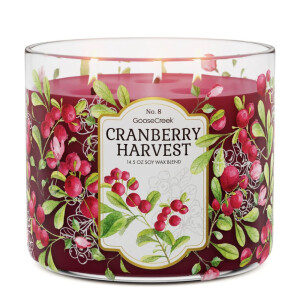 Cranberry Harvest 3-Docht-Kerze 411g