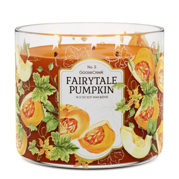 Fairytale Pumpkin 3-Docht-Kerze 411g