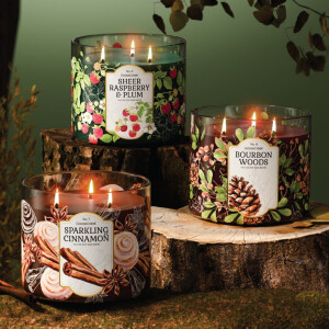 Bourbon Woods 3-Docht-Kerze 411g