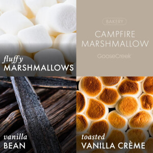 Campfire Marshmallow 3-Docht-Kerze 411g