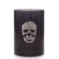 Crackle Skull Kerzenhalter - Jar Holder