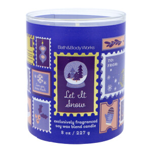 Let It Snow 1-Docht-Kerze 227g