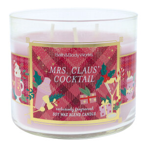Mrs. Claus Cocktail 3-Docht-Kerze 411g