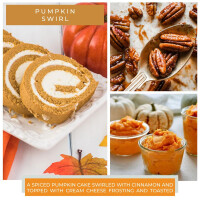 Pumpkin Swirl 2-Docht-Kerze 680g