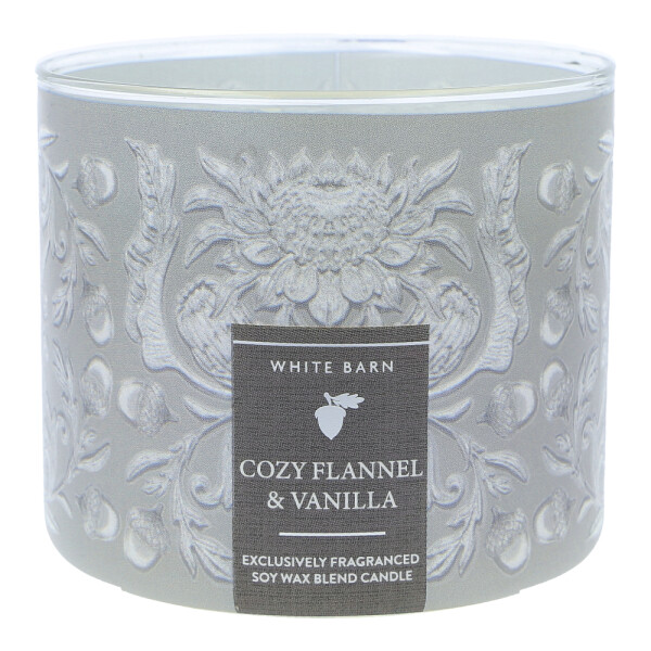 Cozy Flannel & Vanilla 3-Docht-Kerze 411g