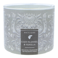 Cozy Flannel & Vanilla 3-Docht-Kerze 411g