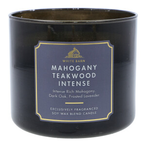 Mahogany Teakwood Intense 3-Docht-Kerze 411g