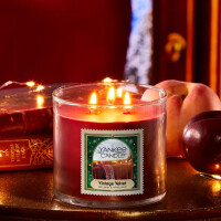 Vintage Velvet 3-Docht-Kerze 411g