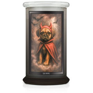 Lil Devil Puppy 2-Docht-Kerze 623g