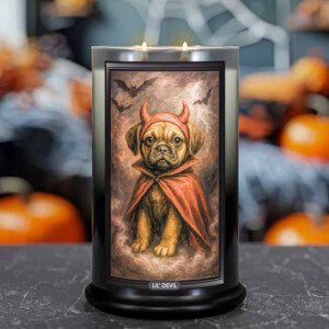 Lil Devil Puppy 2-Docht-Kerze 623g