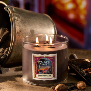 Conductors Coal 3-Docht-Kerze 411g