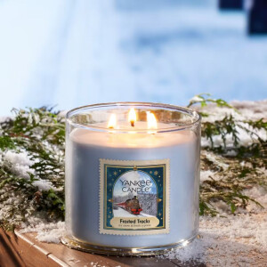 Frosted Tracks 3-Docht-Kerze 411g