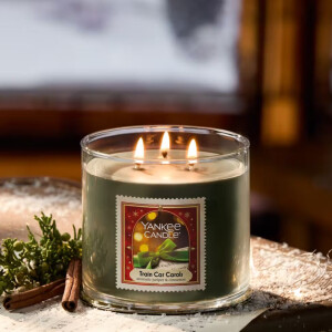 Train Car Carols 3-Docht-Kerze 411g
