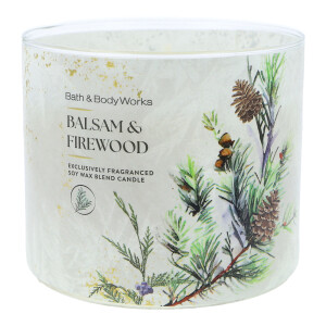 Balsam Firewood 3-Docht-Kerze 411g