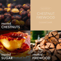 Chestnut Firewood 3-Docht-Kerze 411g