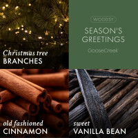 Seasons Greetings 3-Docht-Kerze 411g