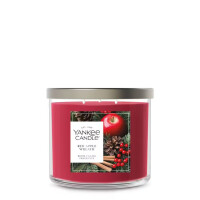 Red Apple Wreath 3-Docht-Kerze 411g