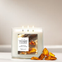 Amber & Sandalwood 3-Docht-Kerze 411g