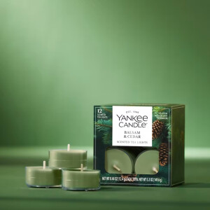 Balsam & Cedar Teelichter 12 Stück