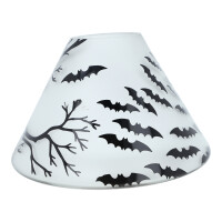 Halloween Bats Großer Kerzenschirm & Teller im Set