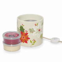 Poinsettia Scenterpiece™ Easy Meltcup Warmer