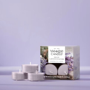 Dried Lavender & Oak Teelichter 12 Stück