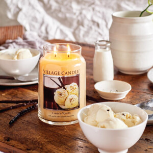 Village Candle® Creamy Vanilla 2-Docht-Kerze 602g