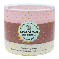 Neapolitan Ice Cream 3-Docht-Kerze 411g