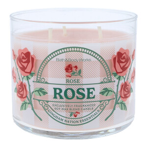 Rose 3-Docht-Kerze 411g