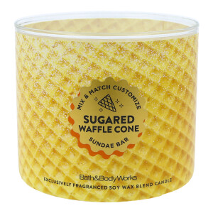Sugared Waffle Cone 3-Docht-Kerze 411g