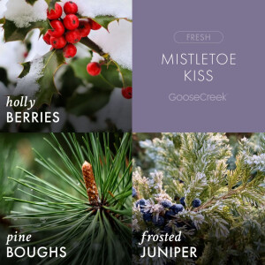 Mistletoe Kiss 3-Docht-Kerze 411g