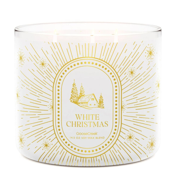 White Christmas 3-Docht-Kerze 411g