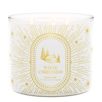 White Christmas 3-Docht-Kerze 411g