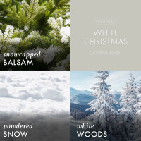 White Christmas 3-Docht-Kerze 411g