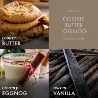 Cookie Butter Eggnog 3-Docht-Kerze 411g