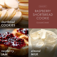 Raspberry Shortbread Cookie 3-Docht-Kerze 411g
