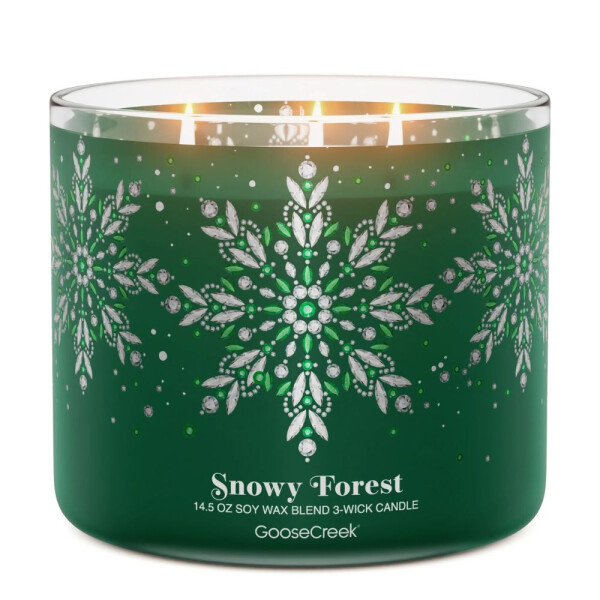 Snowy Forest 3-Docht-Kerze 411g