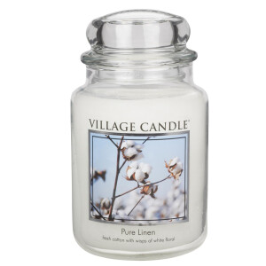 Pure Linen 2-Docht-Kerze 602g