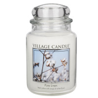 Village Candle® Pure Linen 2-Docht-Kerze 602g