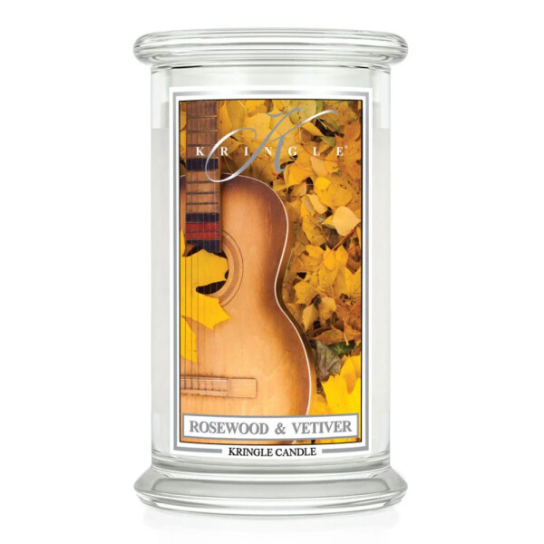 Rosewood & Vetiver 2-Docht-Kerze 623g