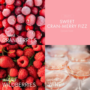 Sweet Cran-Merry Fizz 3-Docht-Kerze 411g