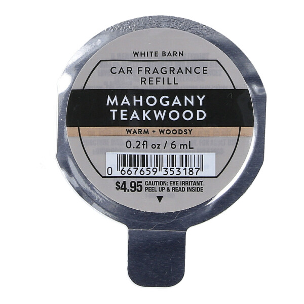 Mahogany Teakwood Car Fragrance Refill