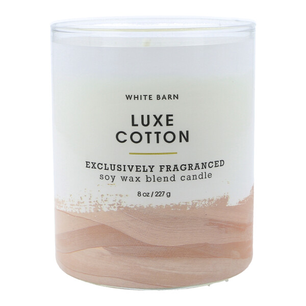 Luxe Cotton 1-Docht-Kerze 227g